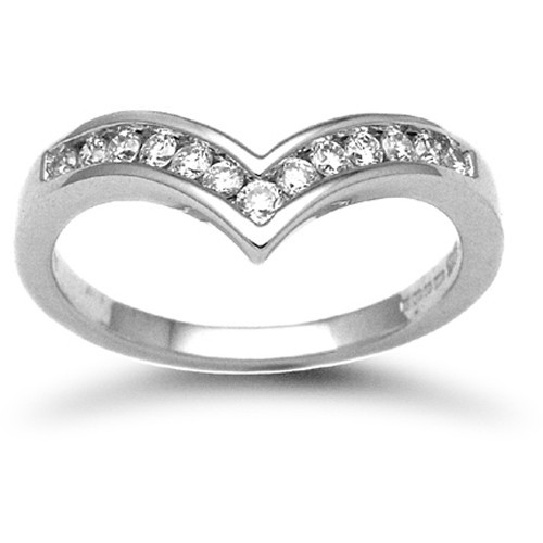 9ct White Gold Diamond Ring